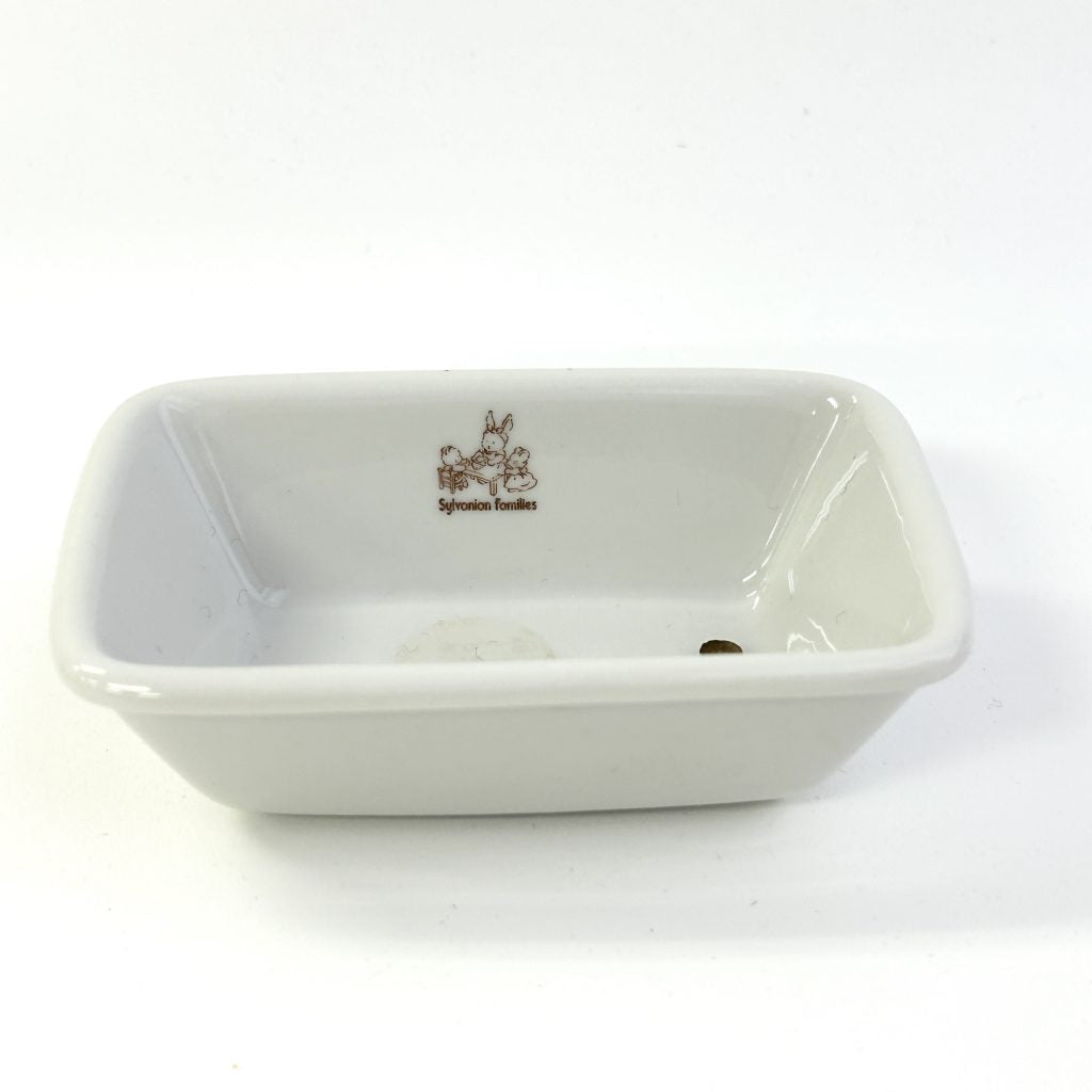 [used] Vintage Ceramic Bathtub 1986 KA-36-750 Sylvanian Families Calico Critters