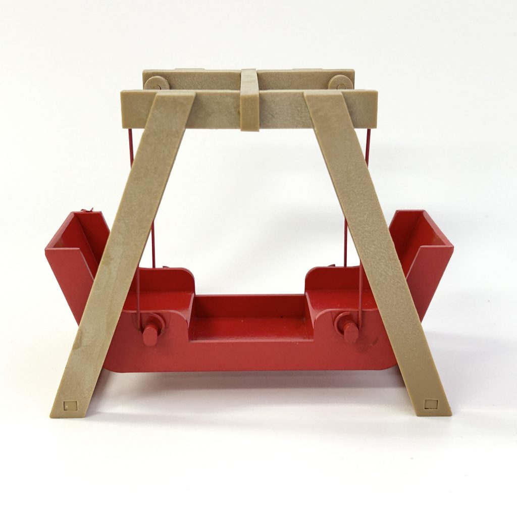 [used] Vintage Red Swing Two-Seater 1985 KO-02 Sylvanian Families Calico Critters