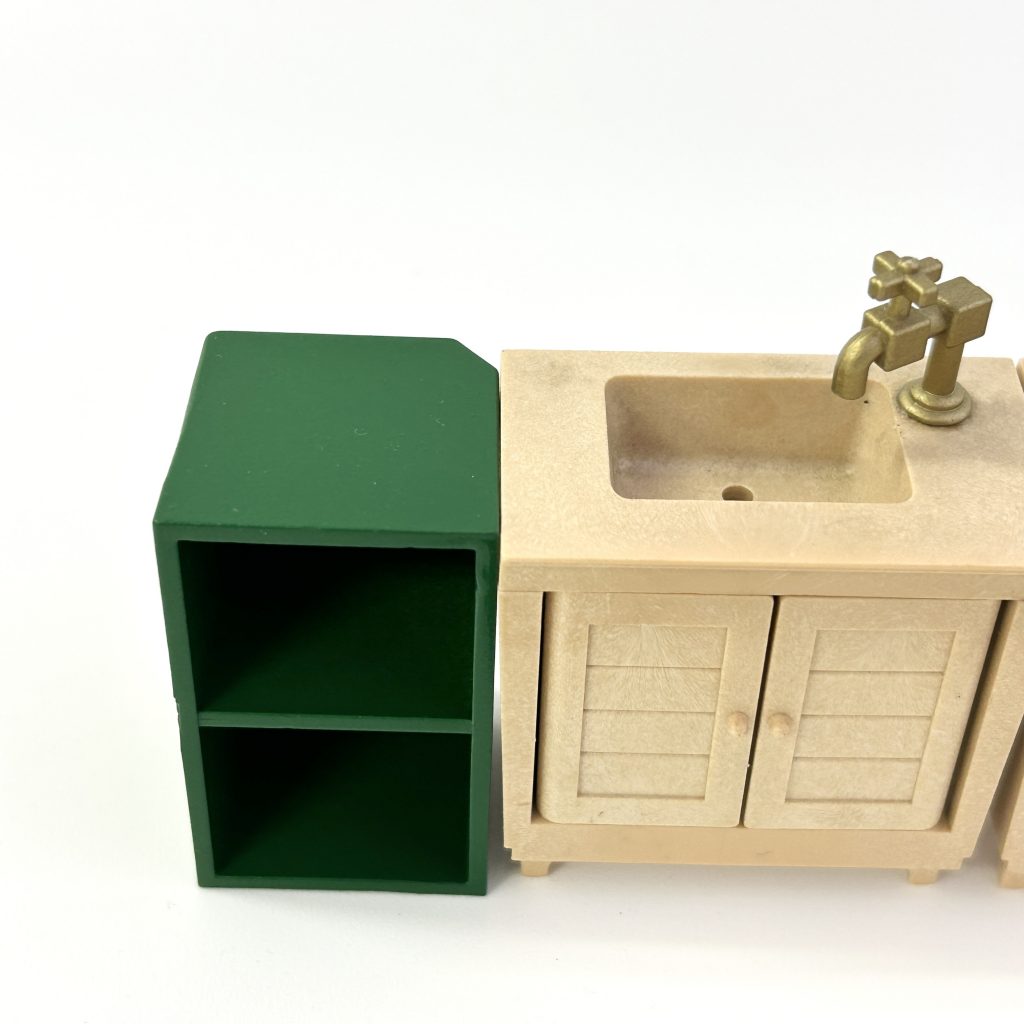 [used] Vintage Kitchen Set 1985 KA-10 Sylvanian Families Calico Critters