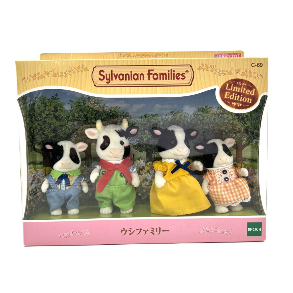 Friesian Cow Family 2021 C-69 Sylvanian Families Calico Critters