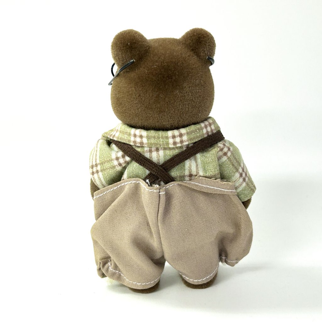 [used] Vintage Brown Bear Grandfather 1985 Sylvanian Families Calico Critters