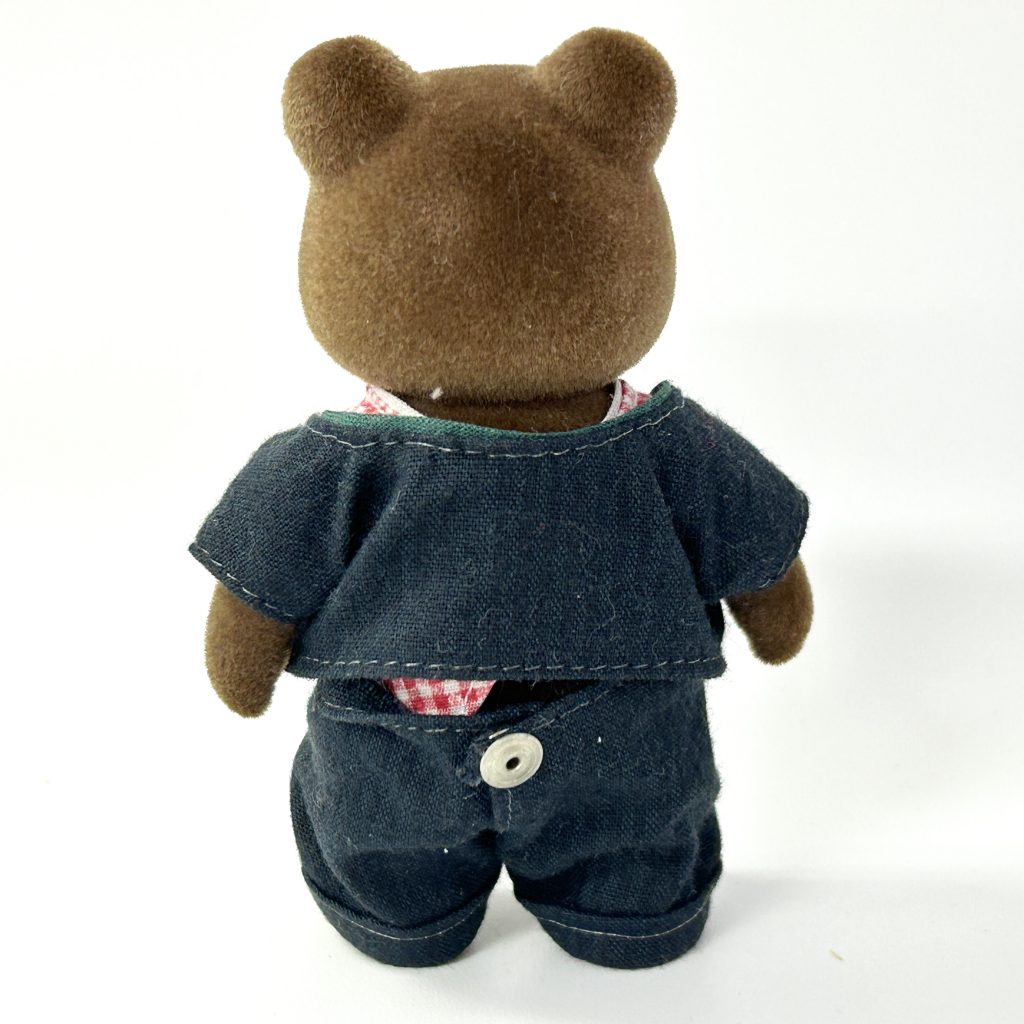 [used] Vintage Brown Bear Father 1985 Sylvanian Families Calico Critters