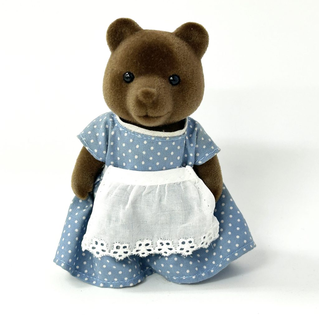[used] Vintage Brown Bear Mother 1985 Sylvanian Families Calico Critters