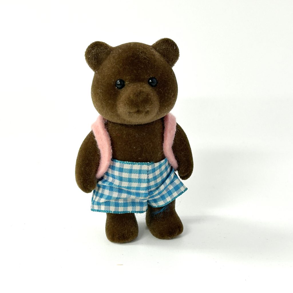 [used] Vintage Brown Bear Big Brother 1985 Sylvanian Families Calico Critters