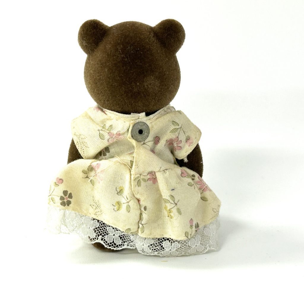 [used] Vintage Brown Bear Big Sister 1985 Sylvanian Families Calico Critters