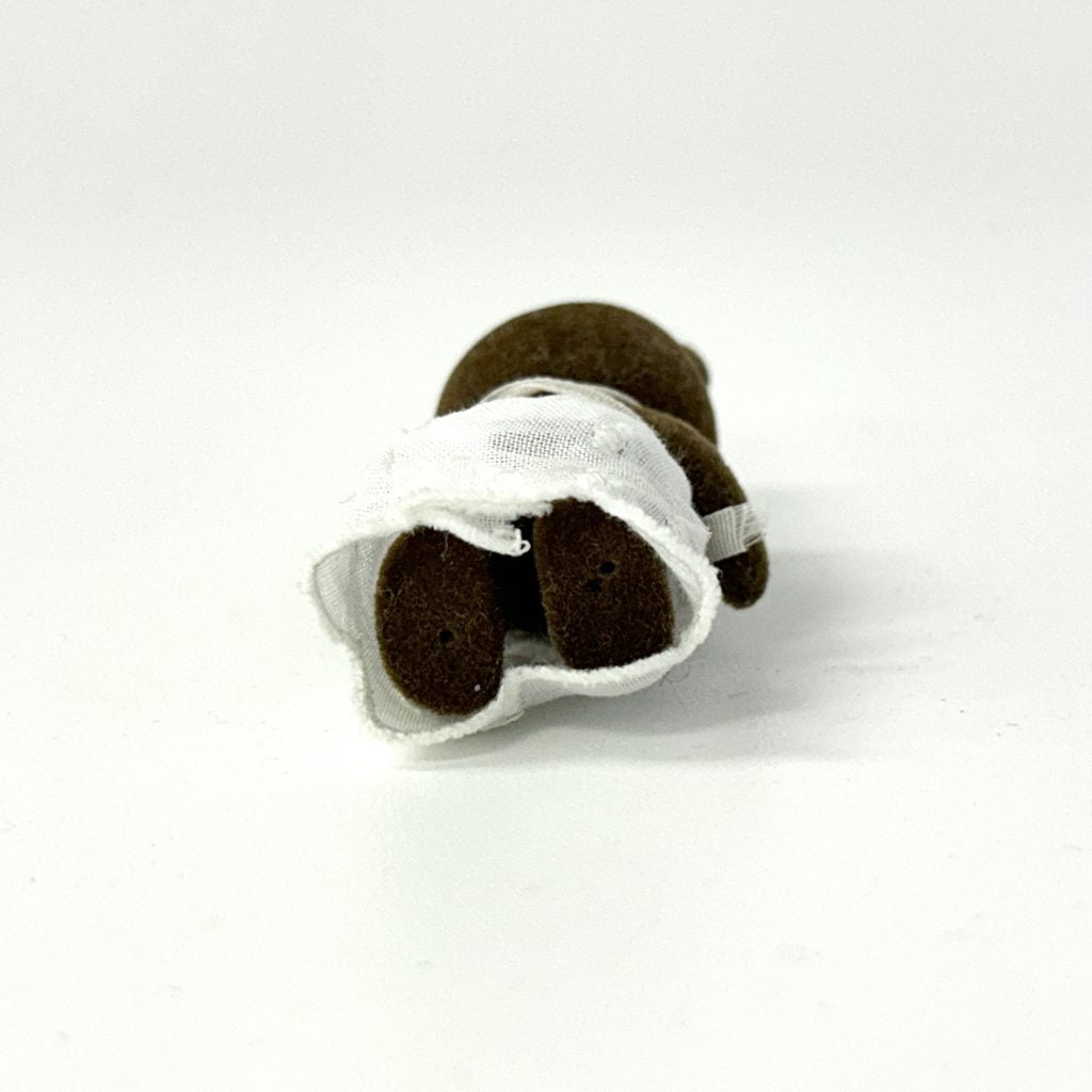 [used] Vintage Brown Bear Baby 1985 Sylvanian Families Calico Critters