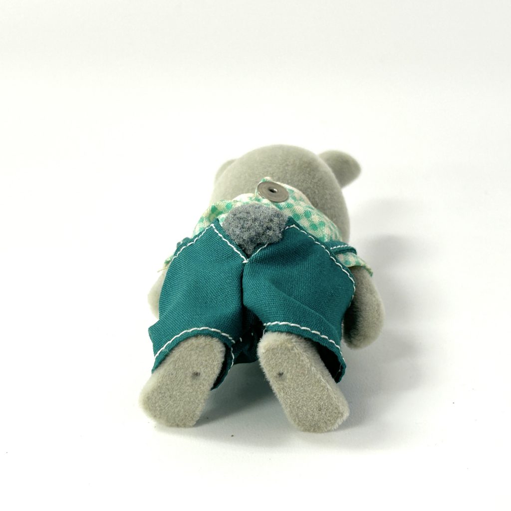 [used] Vintage Gray Rabbit Father 1985 Sylvanian Families Calico Critters