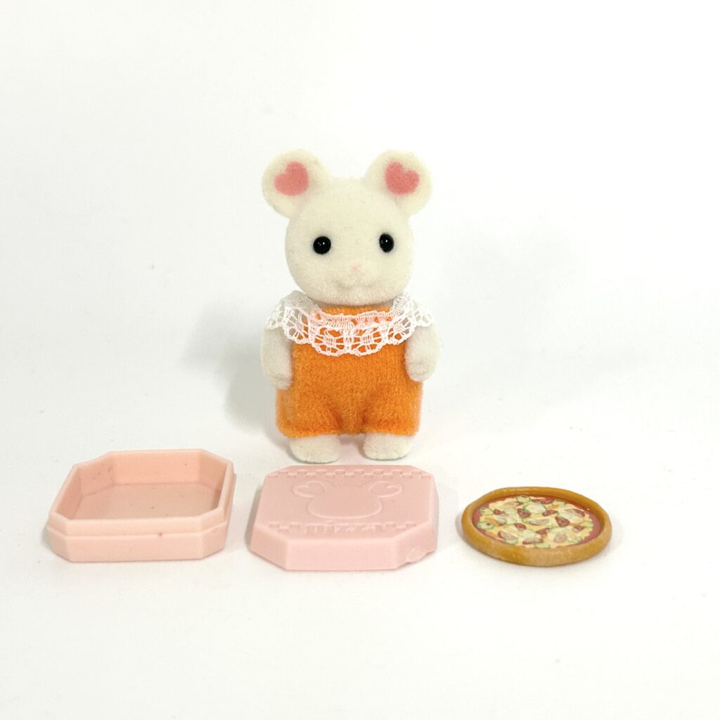 [used] Fluffy Dream Collection Baby Shopping Series Marshmallowmouse Familymart Sylvanian Families Calico Critters