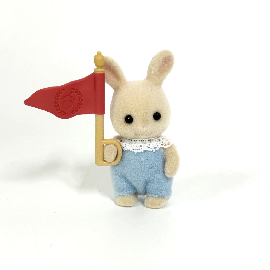 [used] Baby Explorers Series Milk Rabbit Sylvanian Families Calico Critters