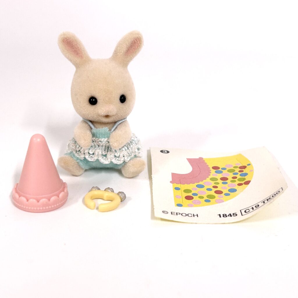[used] Baby Party Series Milk Rabbit Sylvanian Families Calico Critters