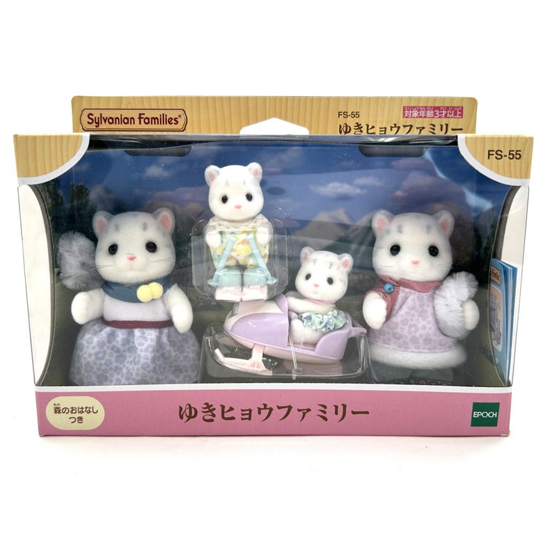 [Used] SNOW LEOPARD FAMILY FS-55 Epoch  Sylvanian Families