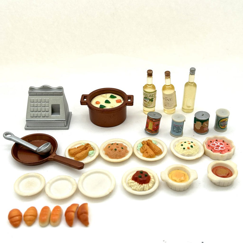 [Used] FOOD SET Epoch Japan Sylvanian Families