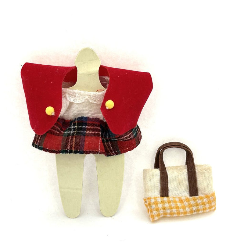 [Used] GIRL'S CLOTHING BAG SET Epoch Japan Sylvanian Families