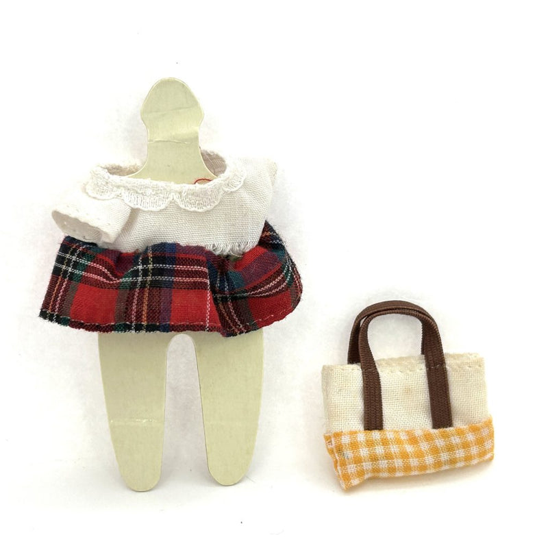 [Used] GIRL'S CLOTHING BAG SET Epoch Japan Sylvanian Families