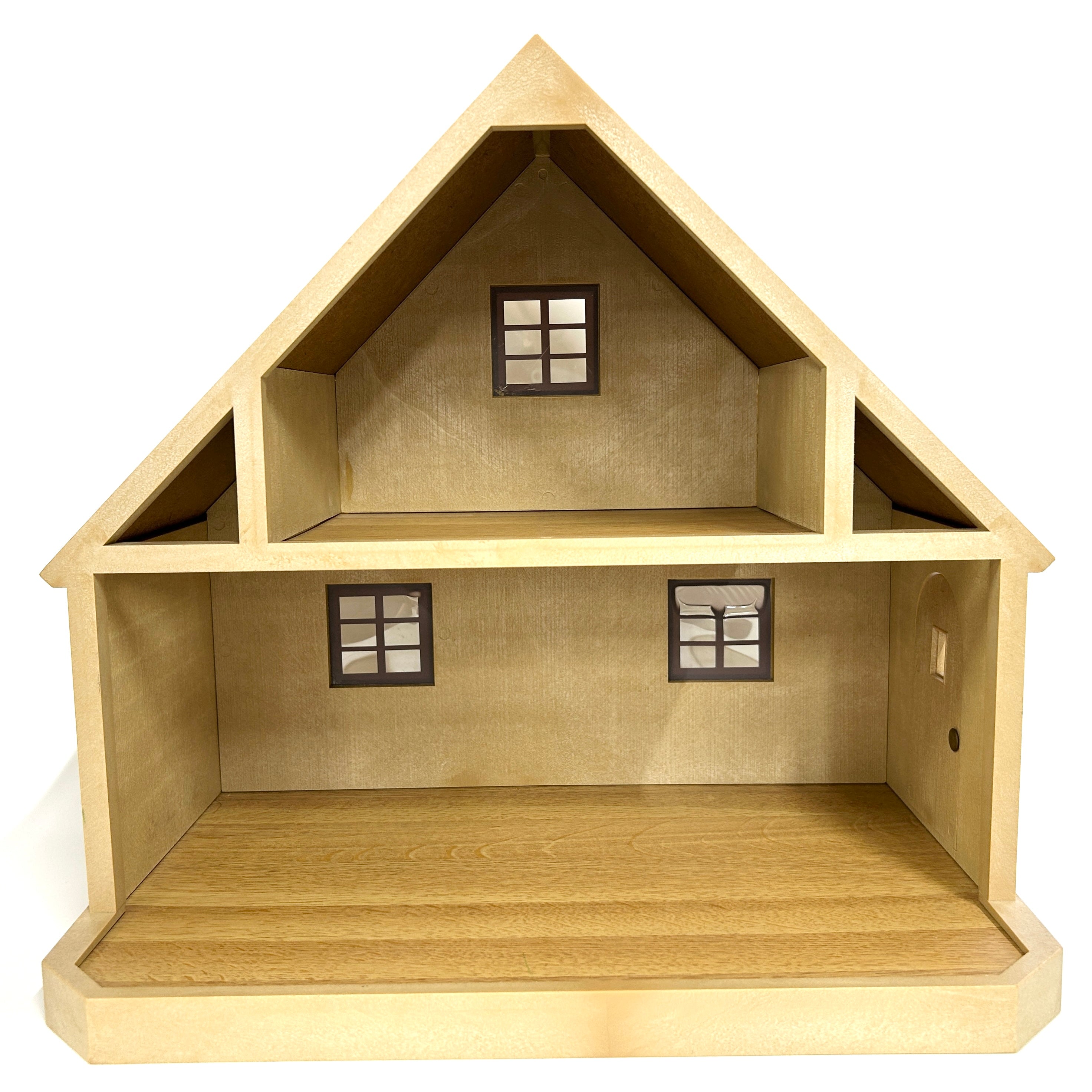 [used] Vintage House Wooden Red Roof 1985 Sylvanian Families Calico Critters