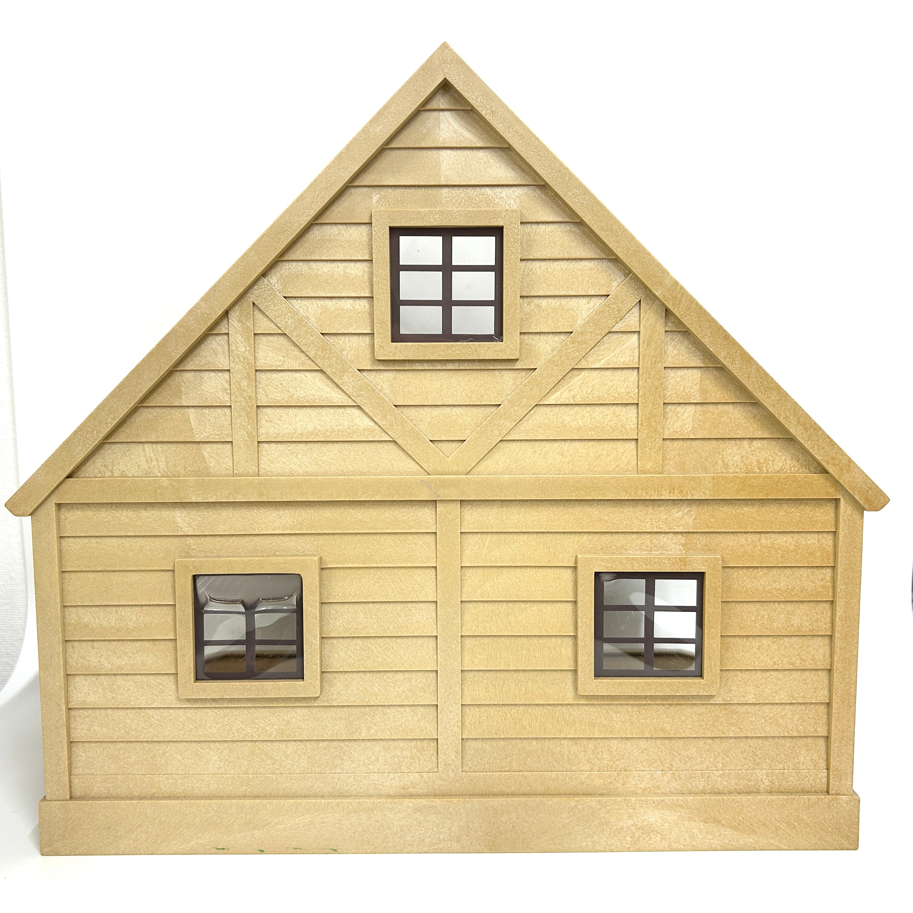 [used] Vintage House Wooden Red Roof 1985 Sylvanian Families Calico Critters