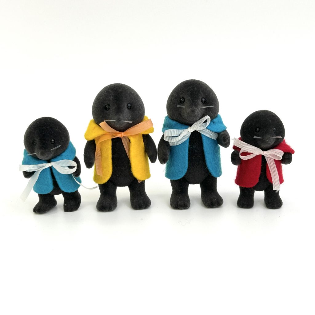 [used] Vintage Mole Family 1985 Sylvanian Families Calico Critters