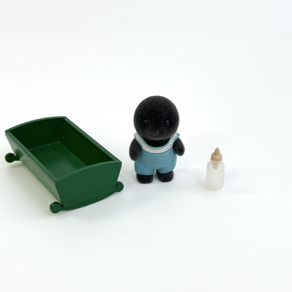 [used] Vintage Mole Baby 1985 Sylvanian Families Calico Critters