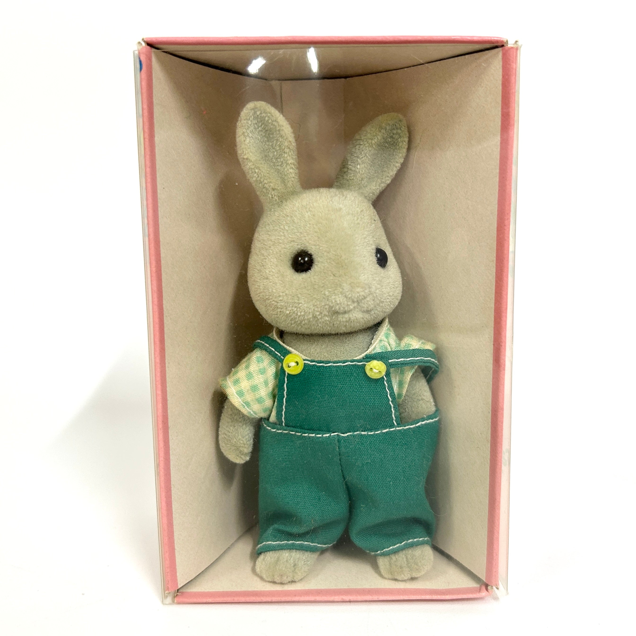 [used] Vintage Babblebrook Gray Rabbit Father 1985 U-11-850 Sylvanian Families Calico Critters
