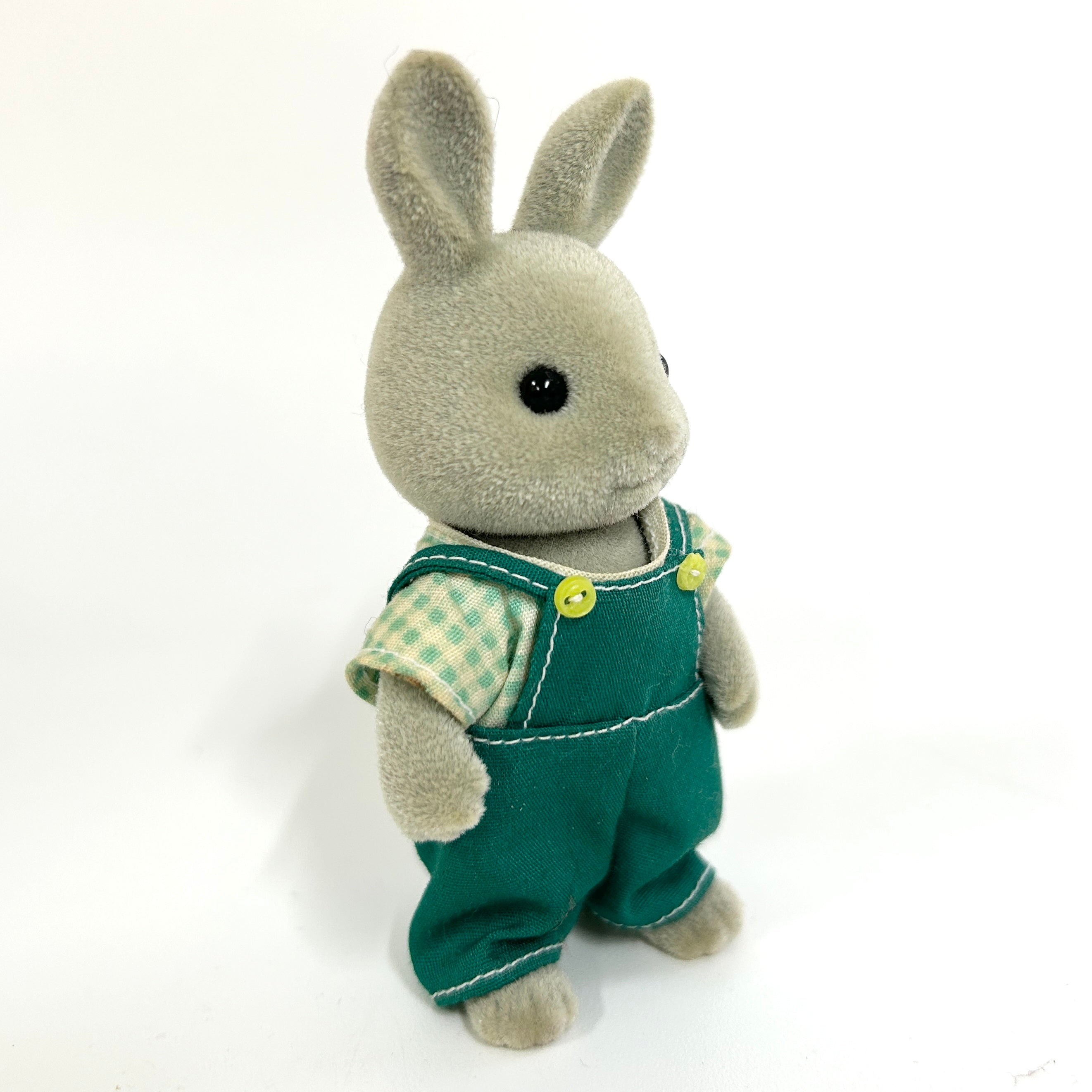 [used] Vintage Babblebrook Gray Rabbit Father 1985 U-11-850 Sylvanian Families Calico Critters