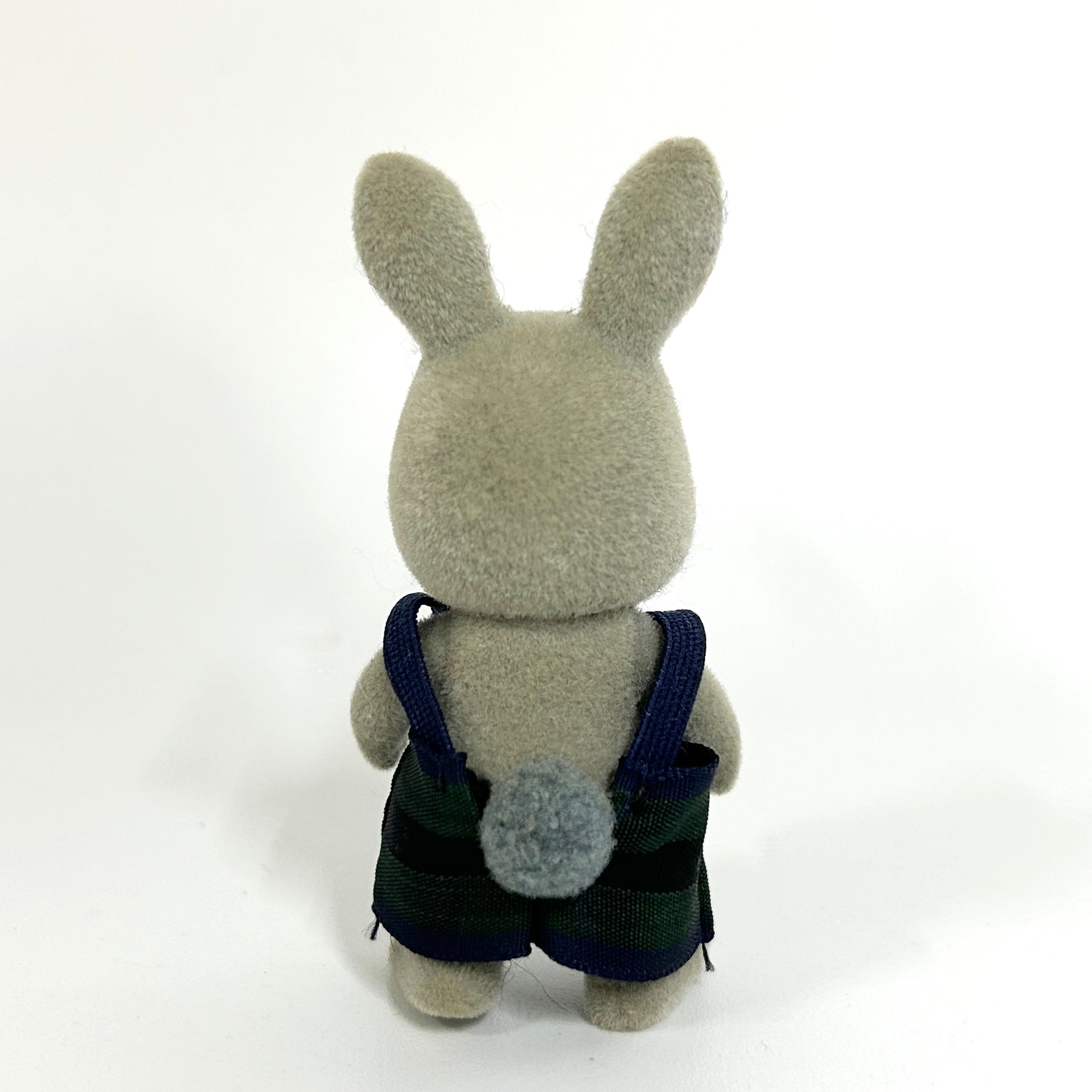 [used] Vintage Gray Rabbit Boy 1985 U-13-650 Sylvanian Families Calico Critters