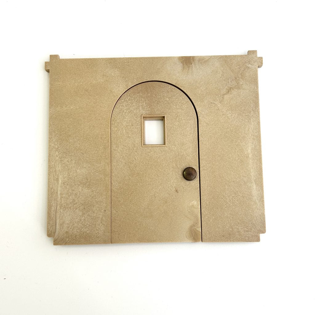 [used] Vintage Unit House Door Panel 1986 Sylvanian Families Calico Critters