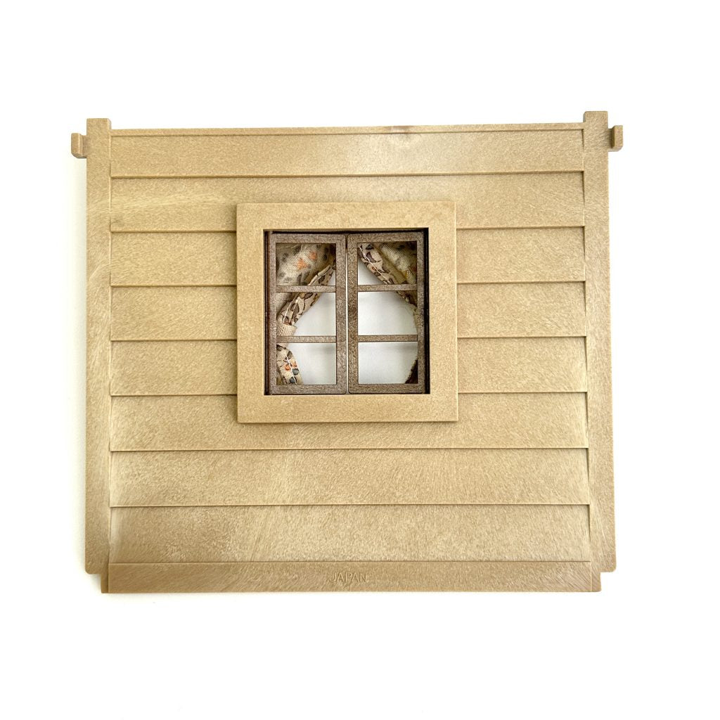 [used] Vintage Unit House Window Panel 1986 Sylvanian Families Calico Critters