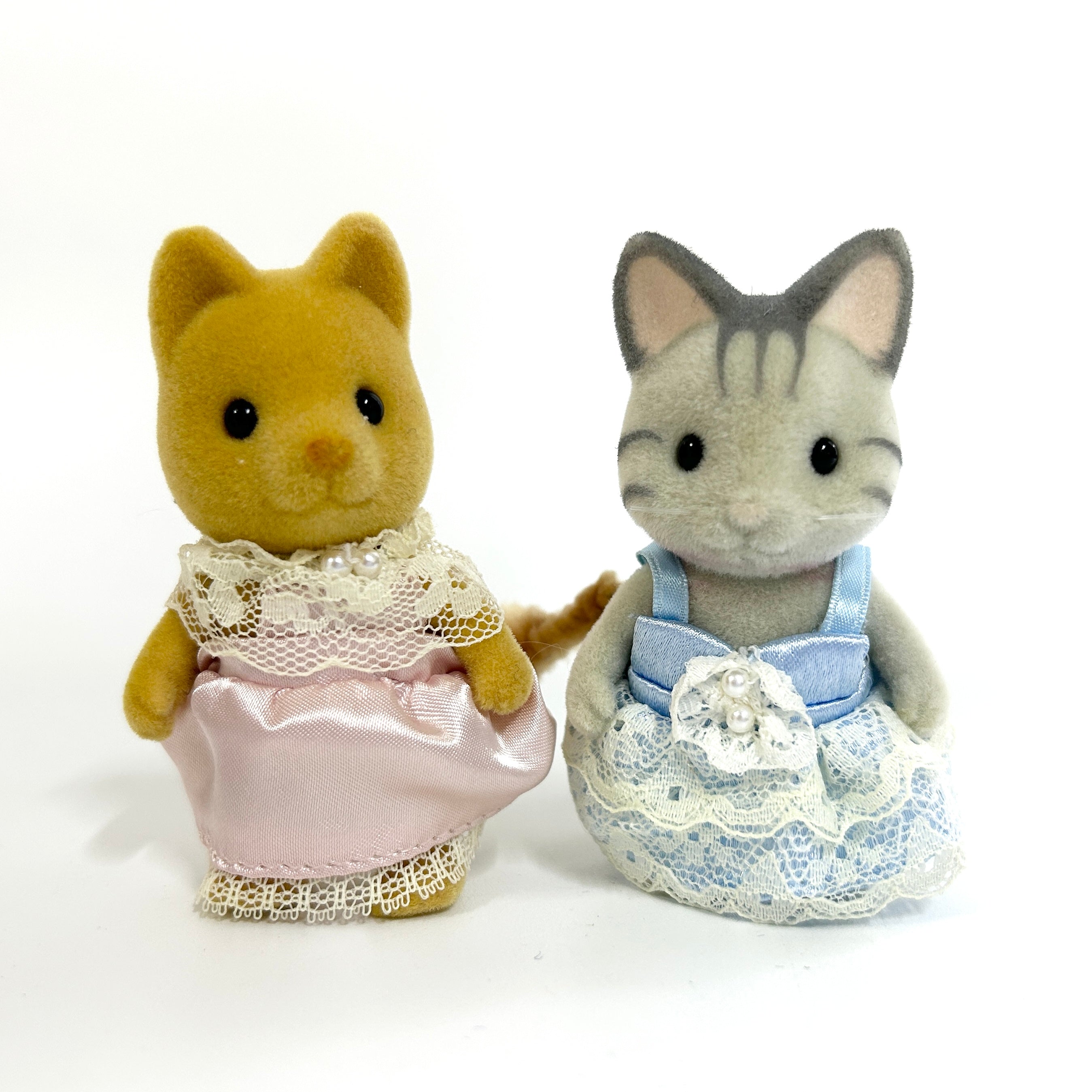 [used] Set Cat Dog Sylvanian Families Calico Critters