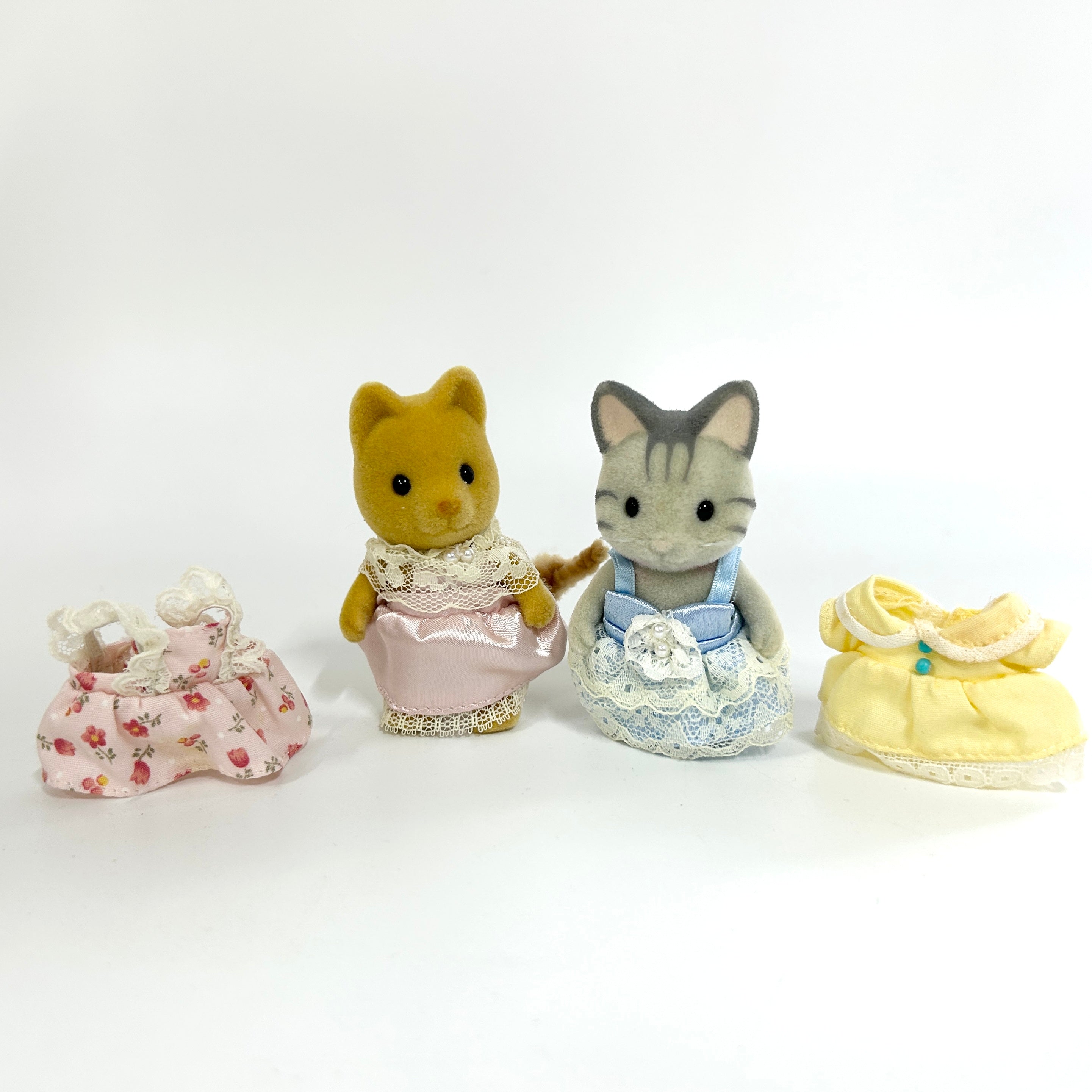 [used] Set Cat Dog Sylvanian Families Calico Critters
