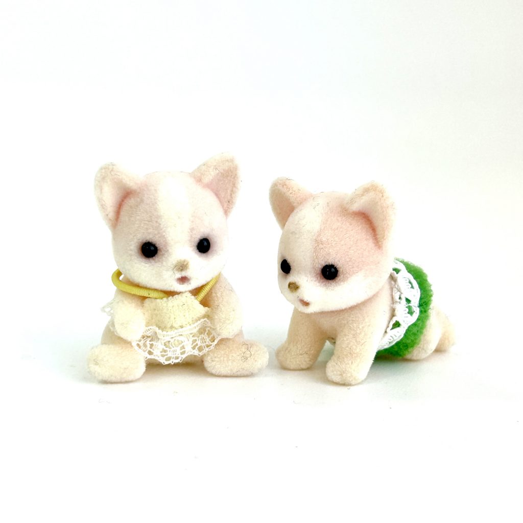 [used] Chihuahua Baby Twins I-97 Sylvanian Families Calico Critters