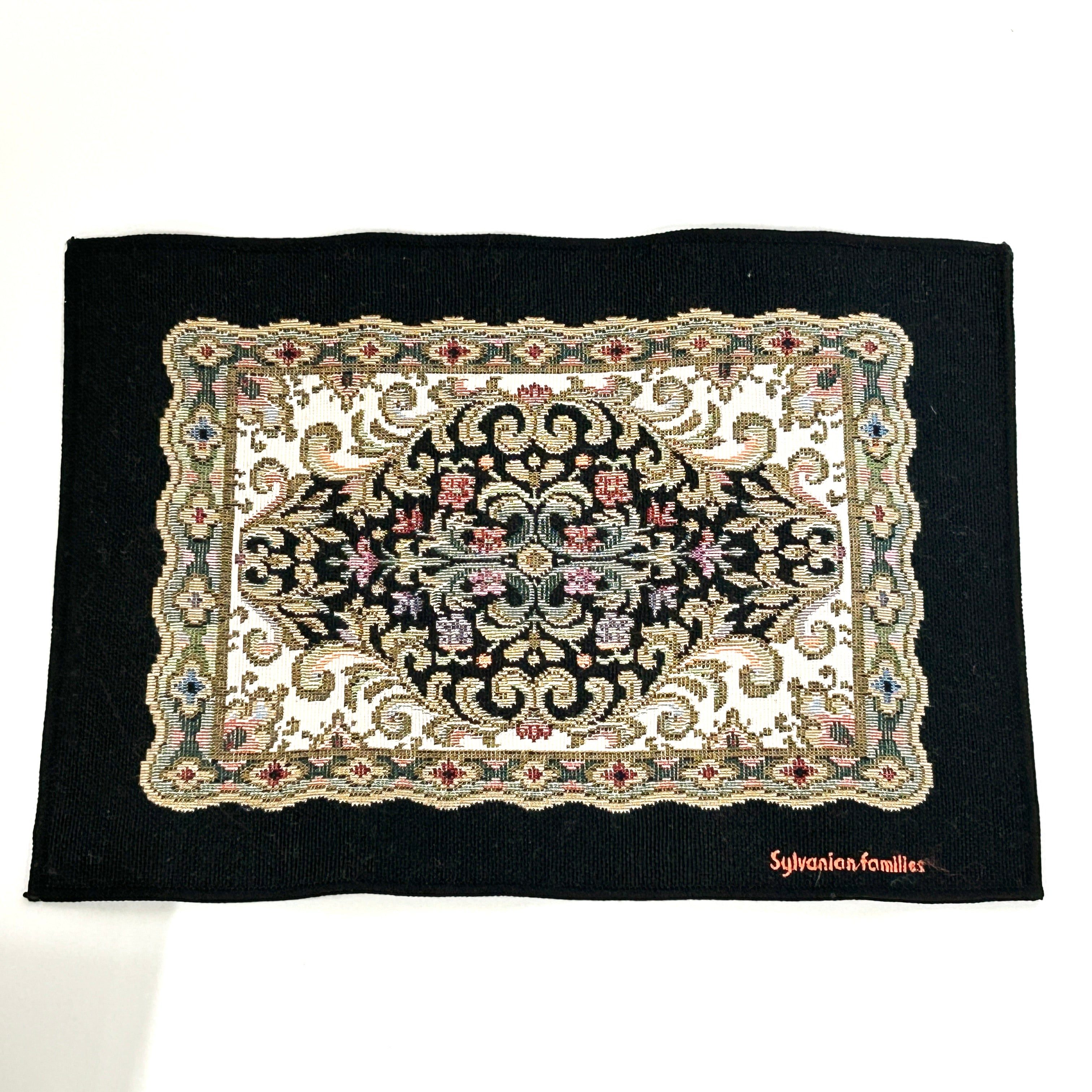 [used] Vintage Carpet (L) 230 X 165 Mm 1986 KA-29 Sylvanian Families Calico Critters