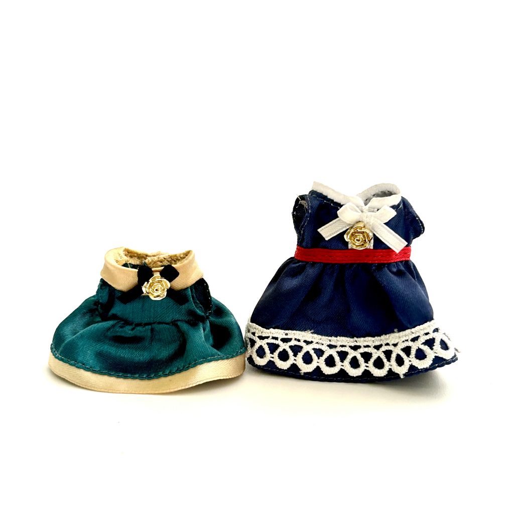 [used] Town Series Dress Up Set Blue Green 6021 Sylvanian Families Calico Critters