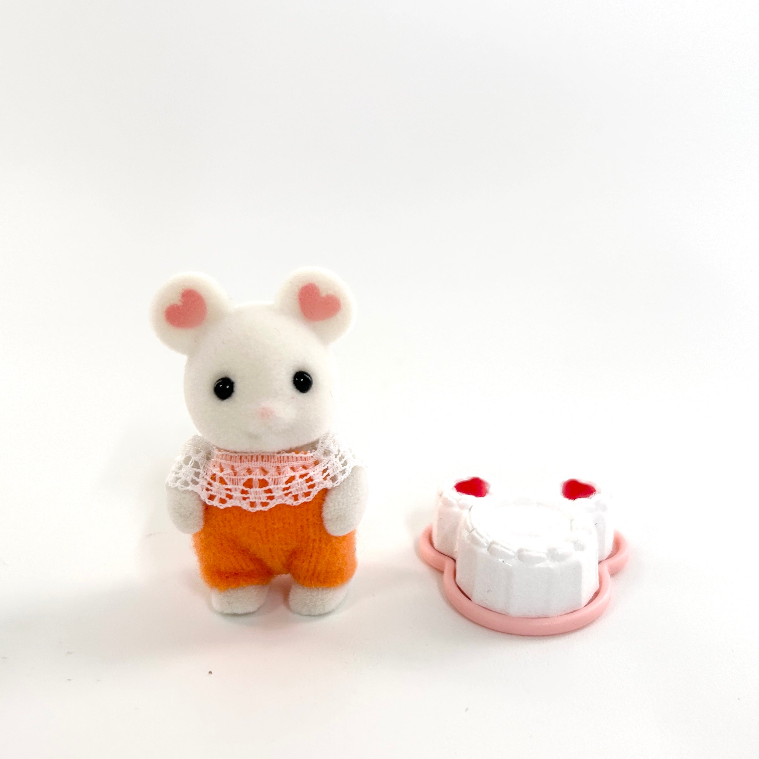 [used] Baby Sweets Series Marshmallow Mouse Baby Cake 2021 Sylvanian Families Calico Critters