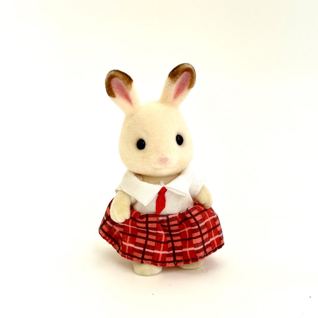 [used] Chocolate Rabbit Girl Sylvanian Families Calico Critters