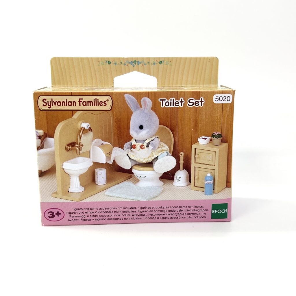 [used] Toilet Set 5020 Sylvanian Families Calico Critters
