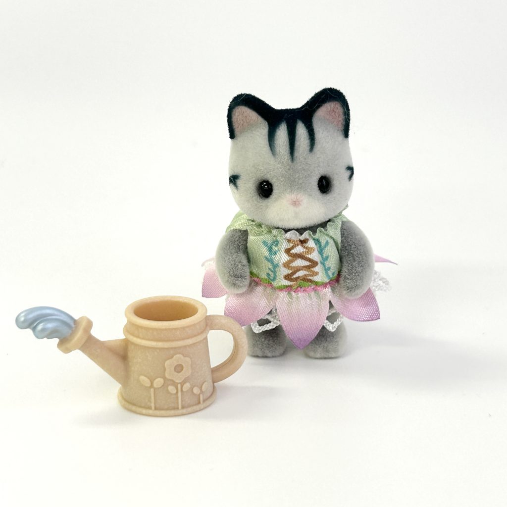 [used] Flower Garden Friends Series Grayish Cat Watering Can 2024 Sylvanian Families Calico Critters