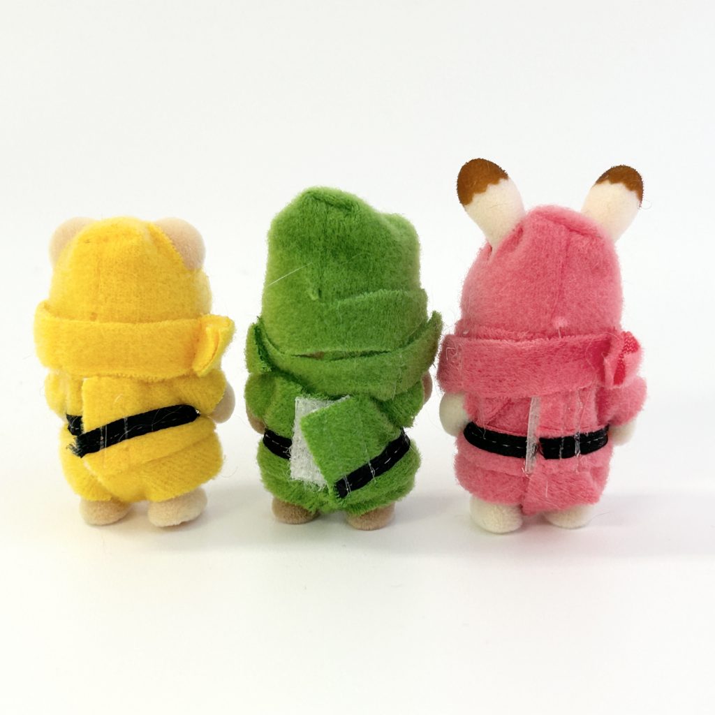 [used] Ninja Baby Trio 2021 Sylvanian Families Calico Critters