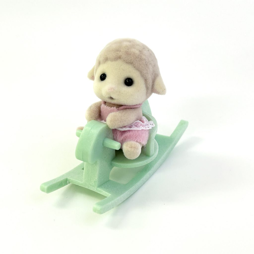 [used] Baby And Rocking Horse 2 Series Sheep Sylvanian Families Calico Critters