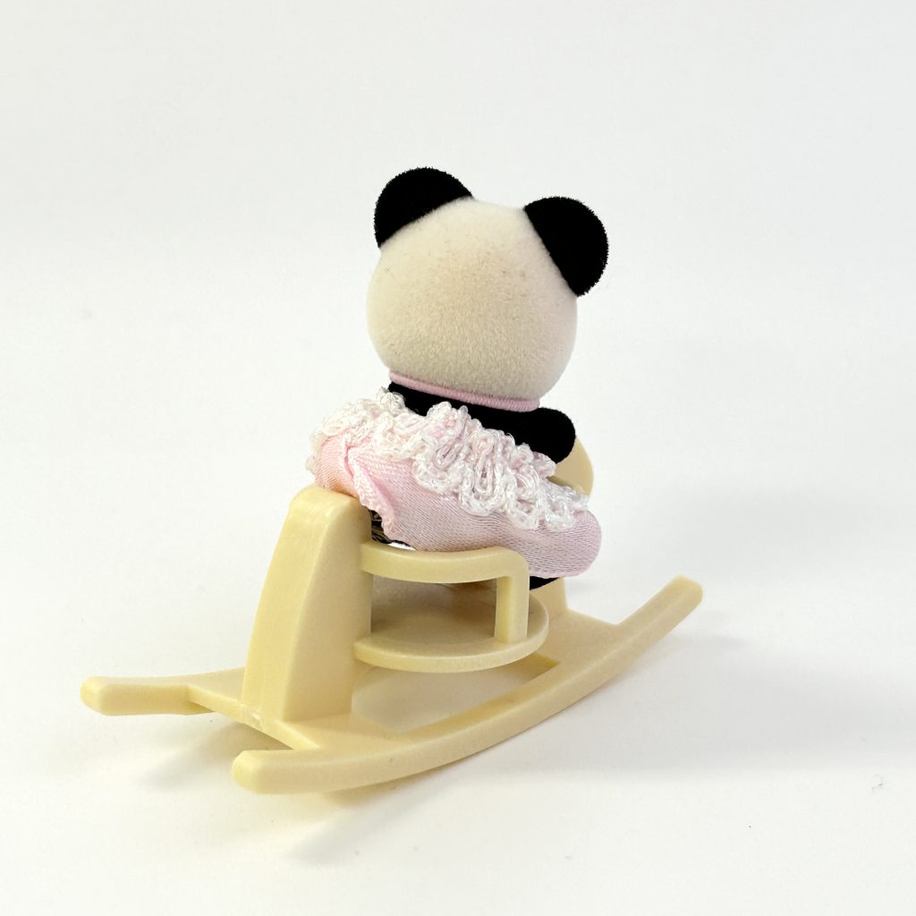 [used] Baby And Rocking Horse Series Panda Sylvanian Families Calico Critters