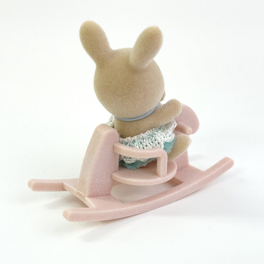 [used] Baby Milk Rabbit and Rocking Horse Set Sylvanian Families Calico Critters