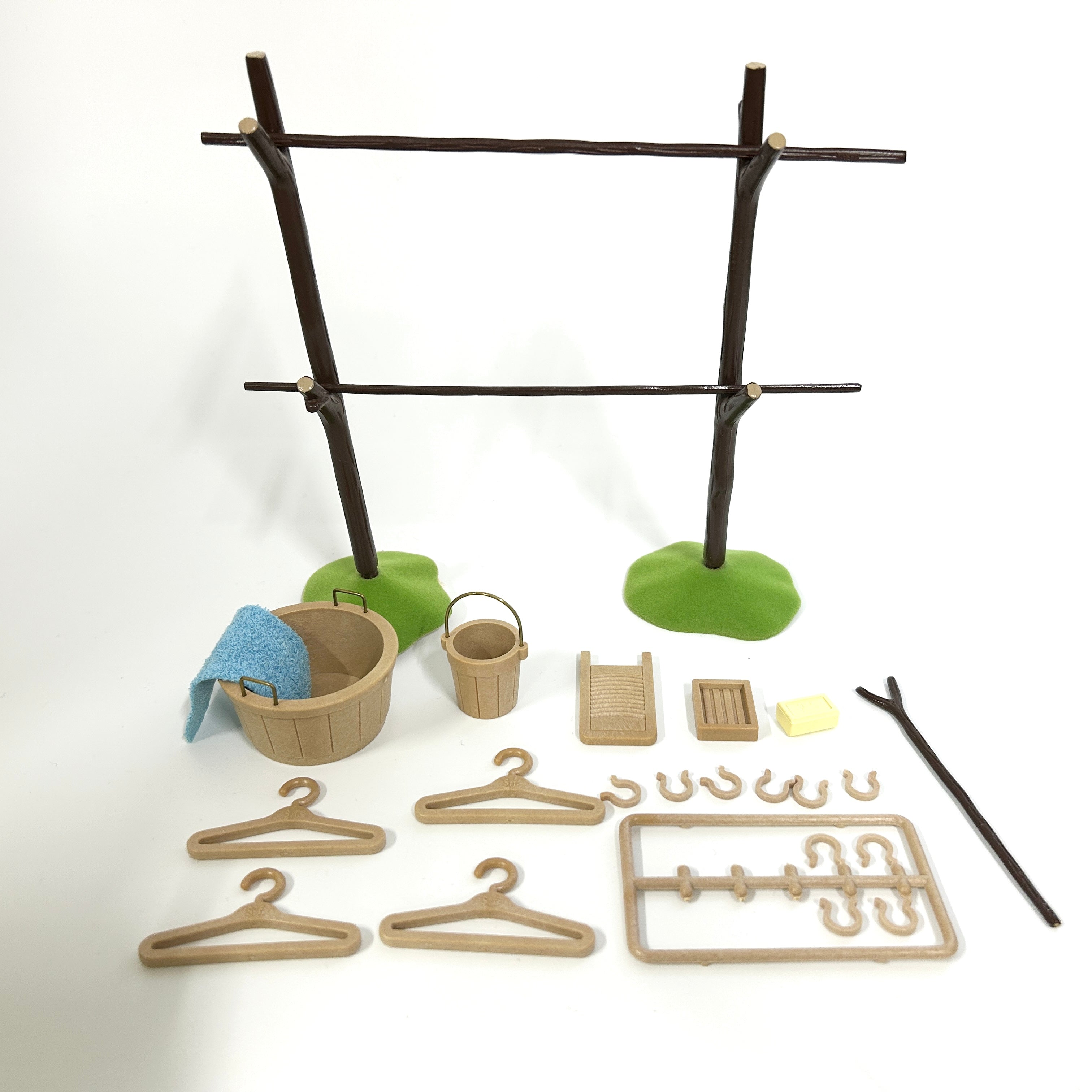 [used] Vintage Washing Set 1987 KO-18 Sylvanian Families Calico Critters