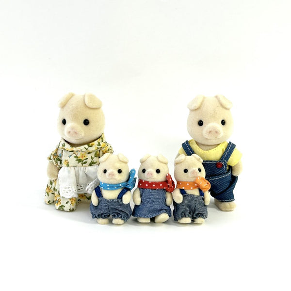 [Used] PIG FAMILY Epoch Japan Sylvanian Families