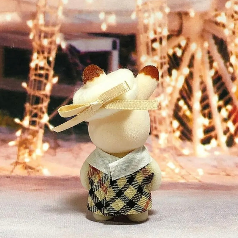 HANDMADE BERET AND PLAID BABY OUTFIT Epoch Japan Does not apply