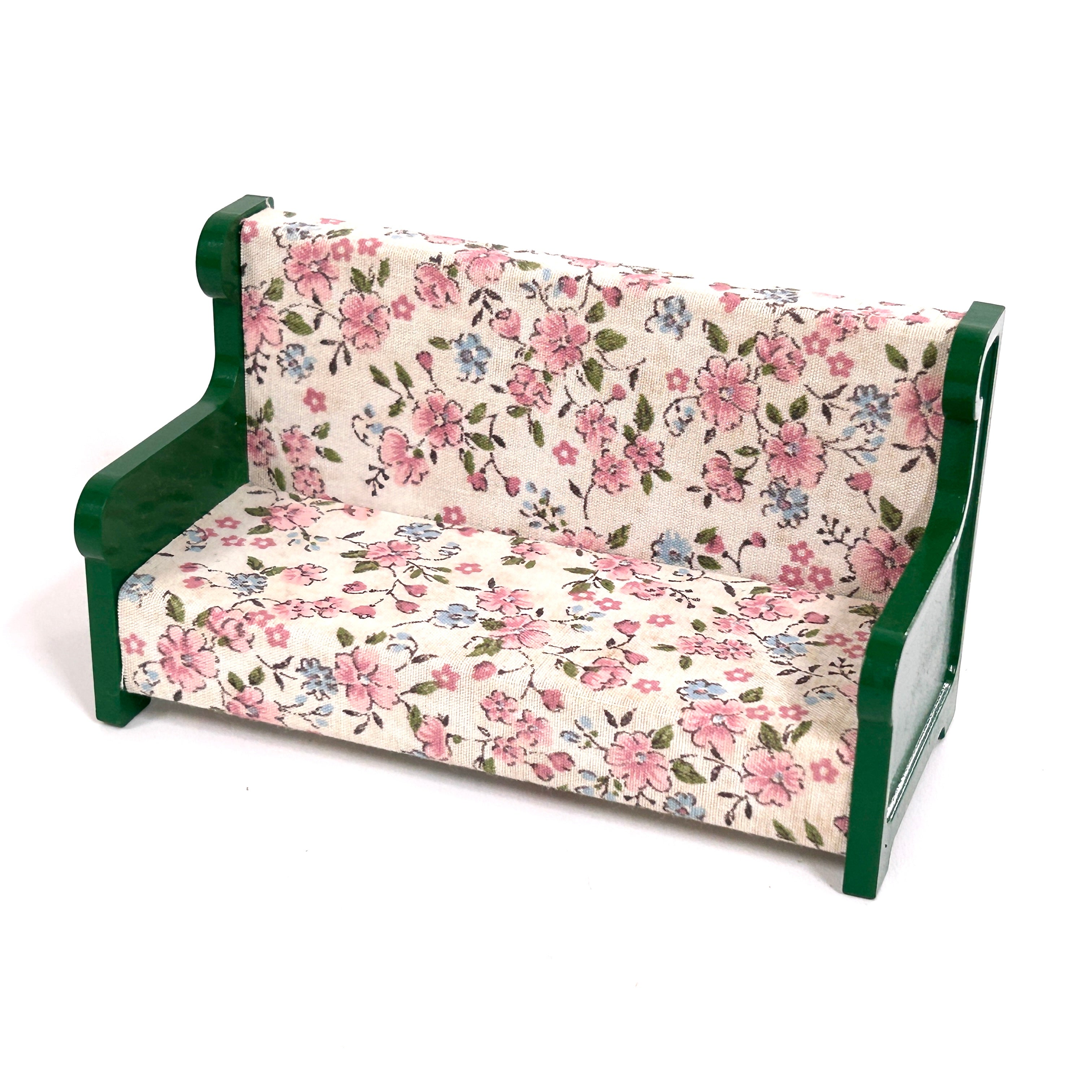 [used] Vintage Vintage Green Sofa 1985 KA-18 Sylvanian Families Calico Critters