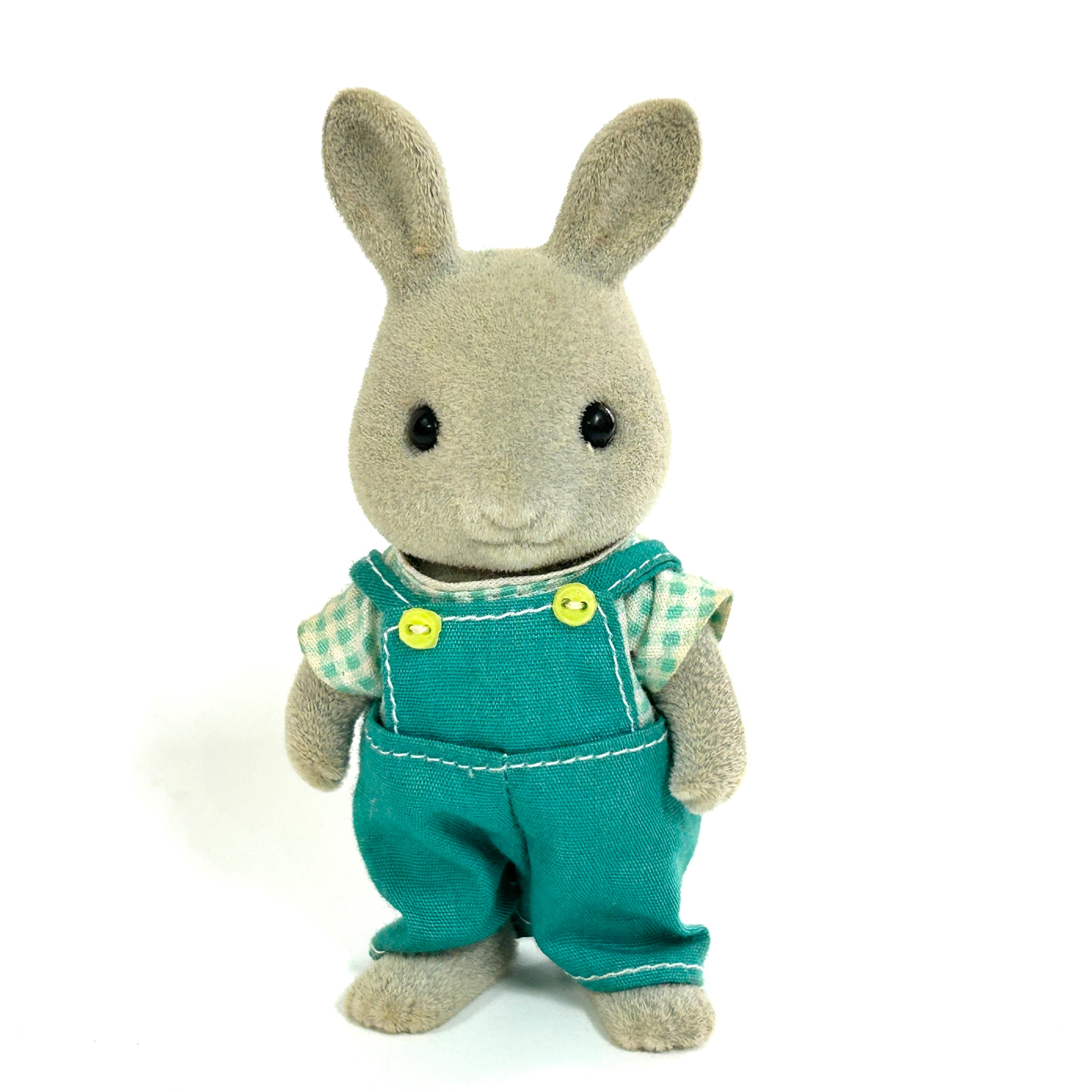 [used] Vintage Gray Rabbit Father 1985 Sylvanian Families Calico Critters