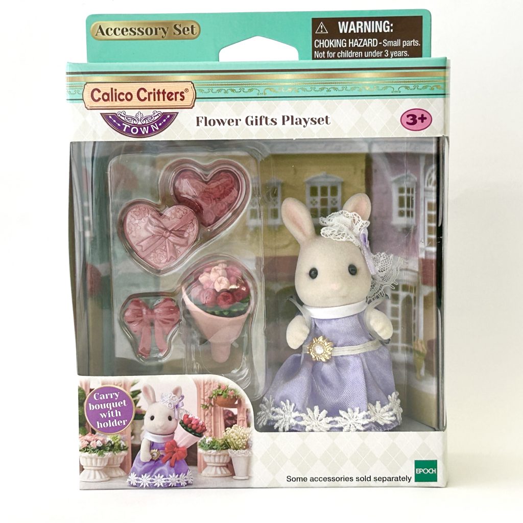 Juego de Regalos de Flores de la Serie Ciudad Familias Sylvanian Calico Critters