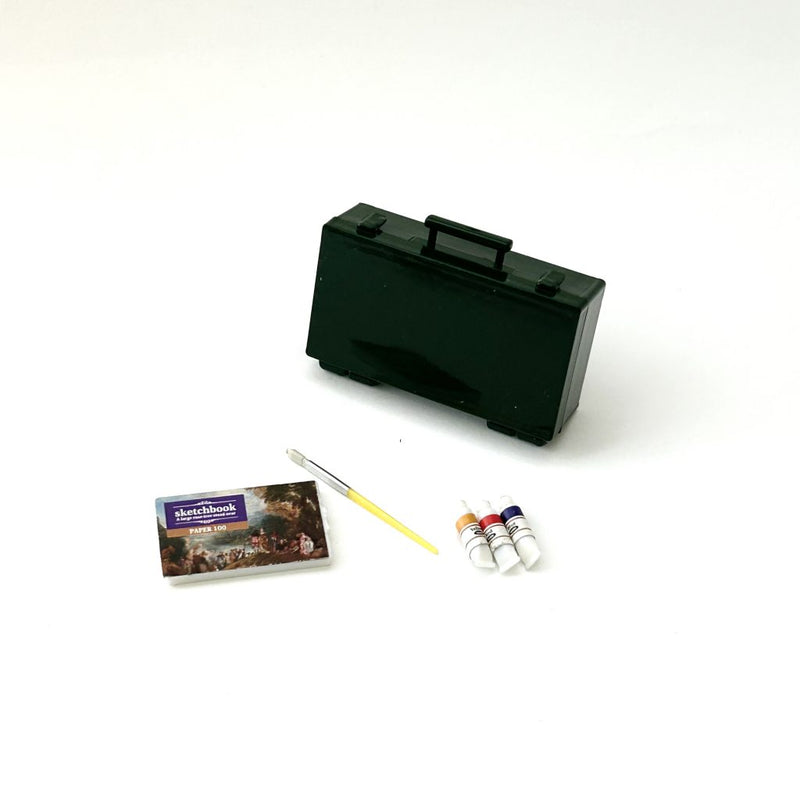 CAPSULE TOY MINIATURE ART BOX SET GREEN Japan Hotline