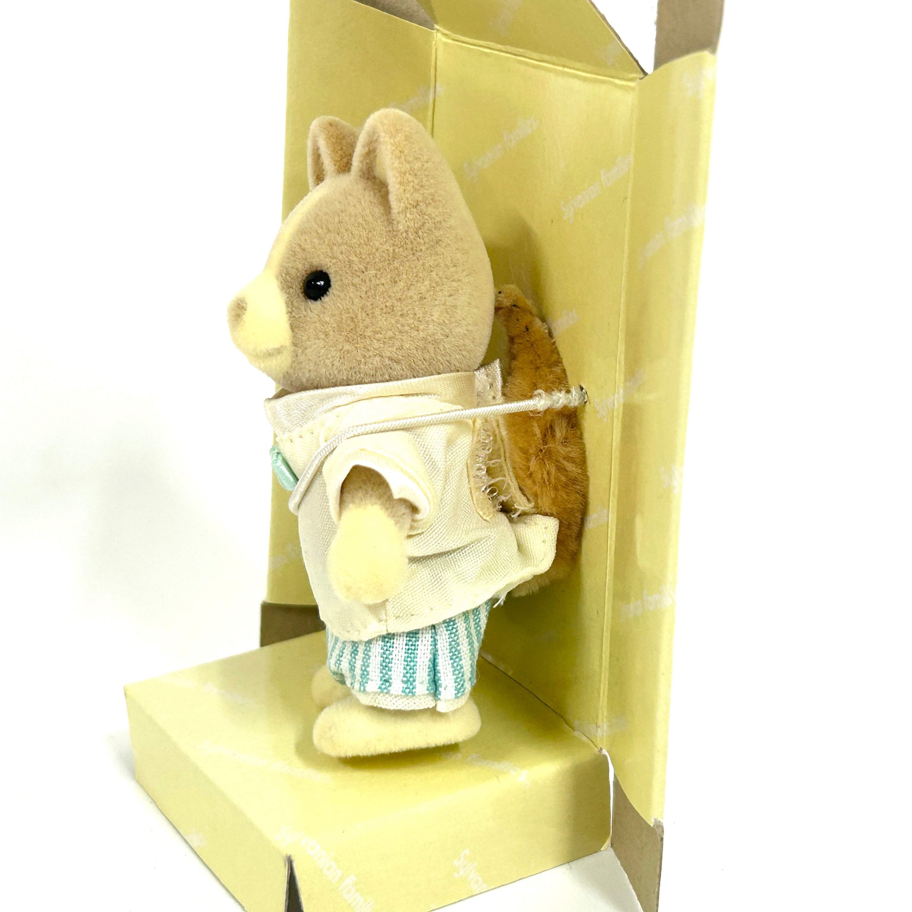 [used] Vintage Urban Life Ocher Dog Boy 1994 Sylvanian Families Calico Critters