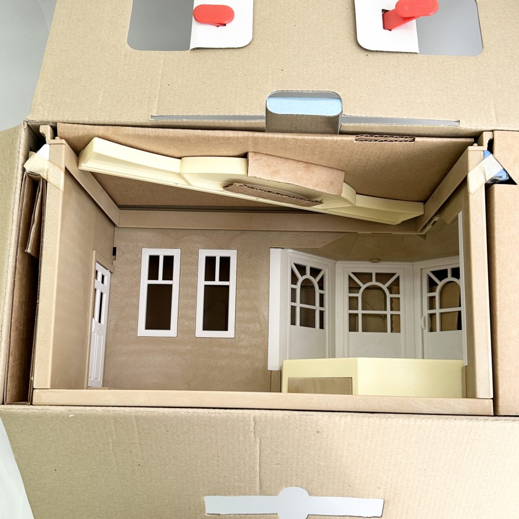 [used] Vintage Sylvanian Cafe Terrace Carnival Set 1999 HA-32 Sylvanian Families Calico Critters