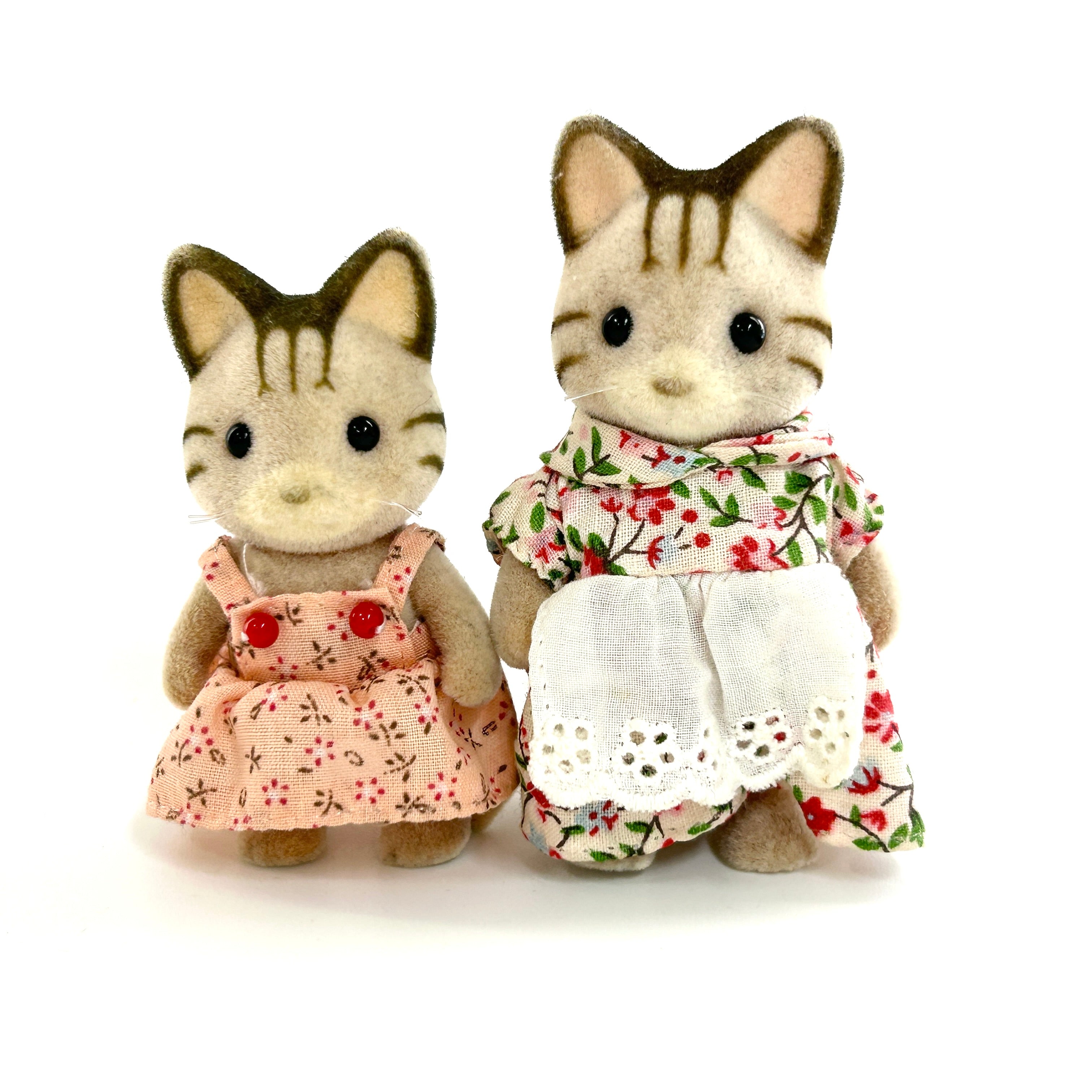 [used] Striped Cat Mother Girl Sylvanian Families Calico Critters